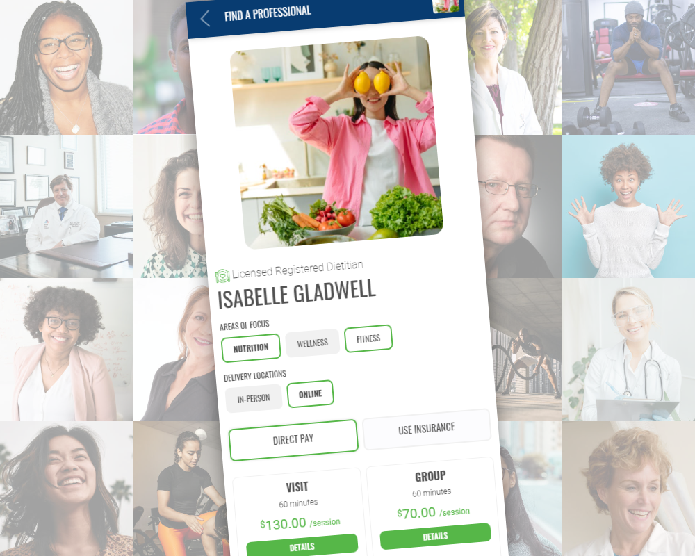A marketplace for connecting with real healthcare professionals, online or in-person